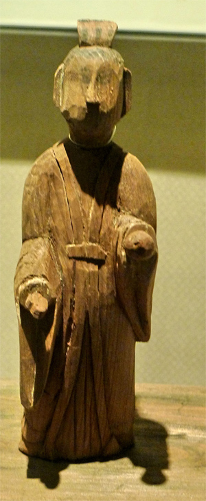 北宋文官木俑