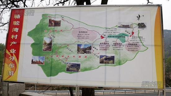 骆驼湾村的产业布局图。腾讯大燕网 寇家祥 摄